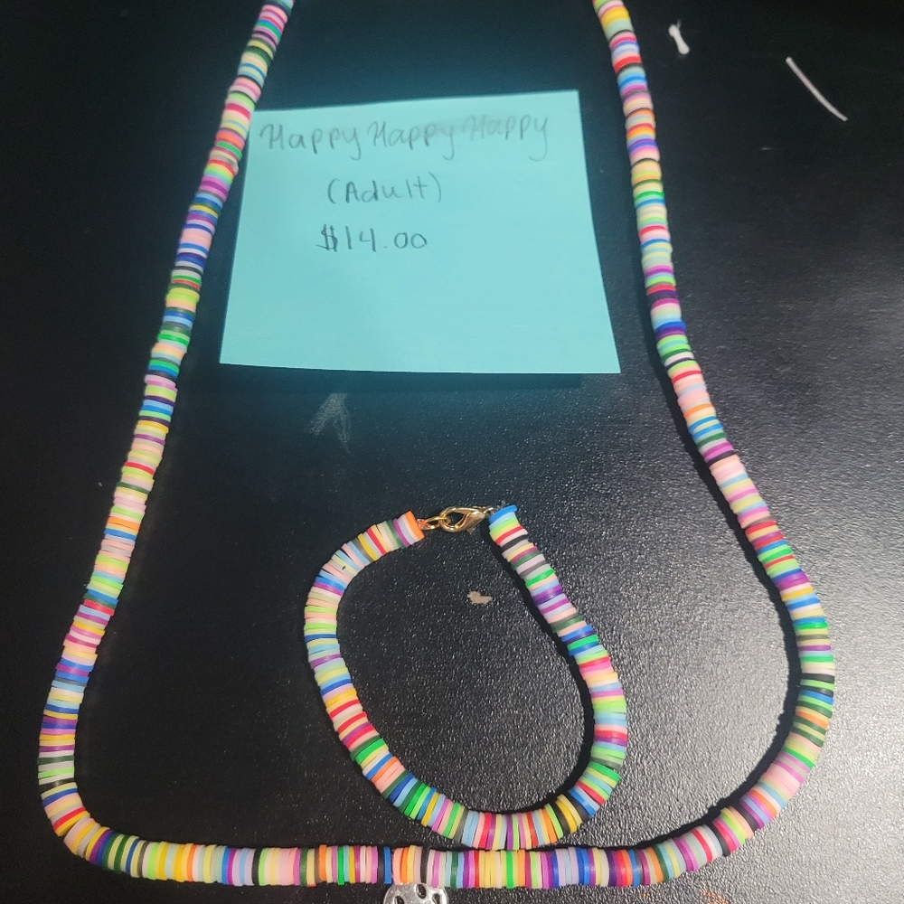 Handmade necklace and bracelet